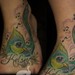 Tattoos - Cuckoo Bird on Foot - 52382